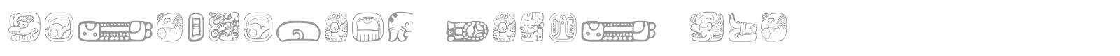 MesoAmerica Dings Two font preview